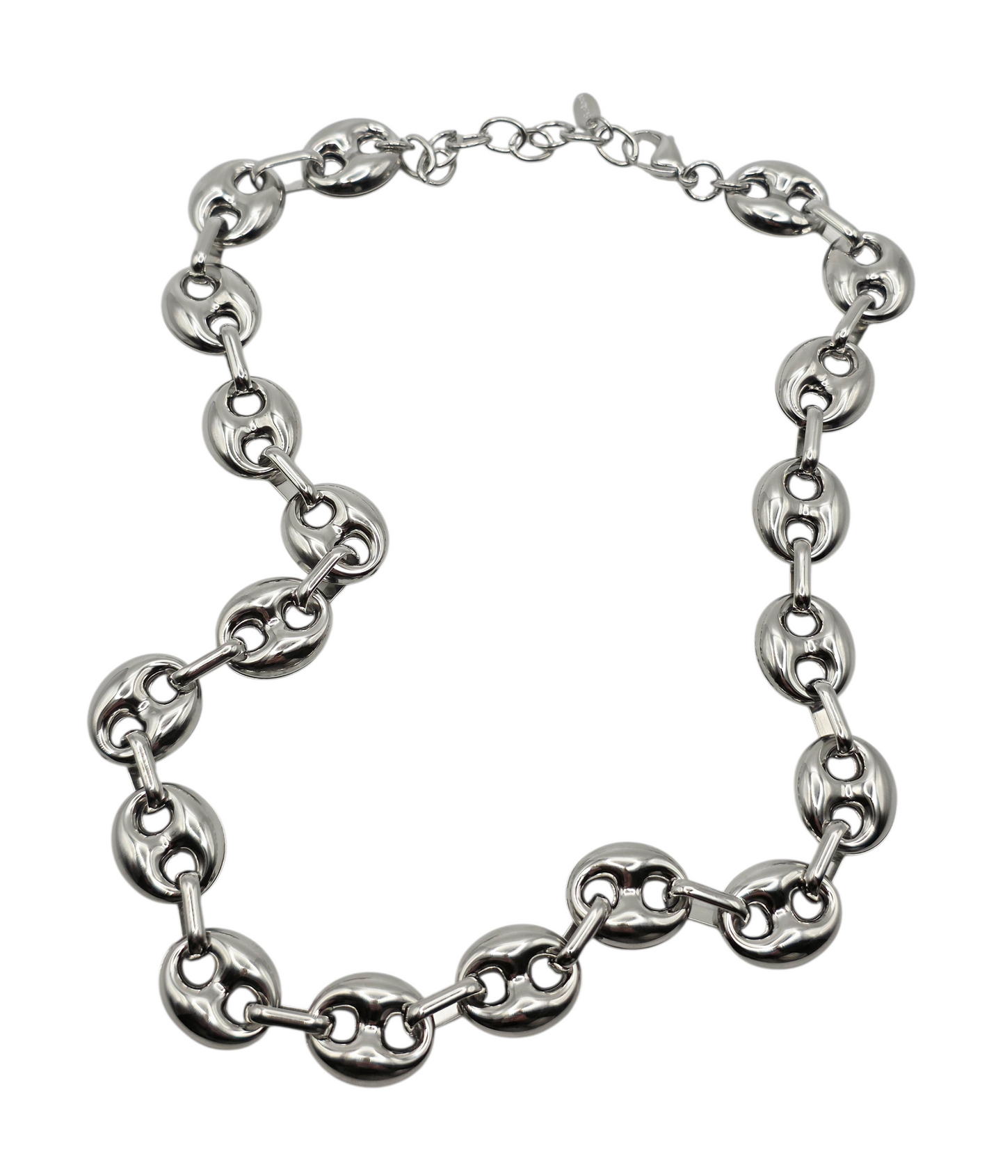 COLLANA OVAL SILVER