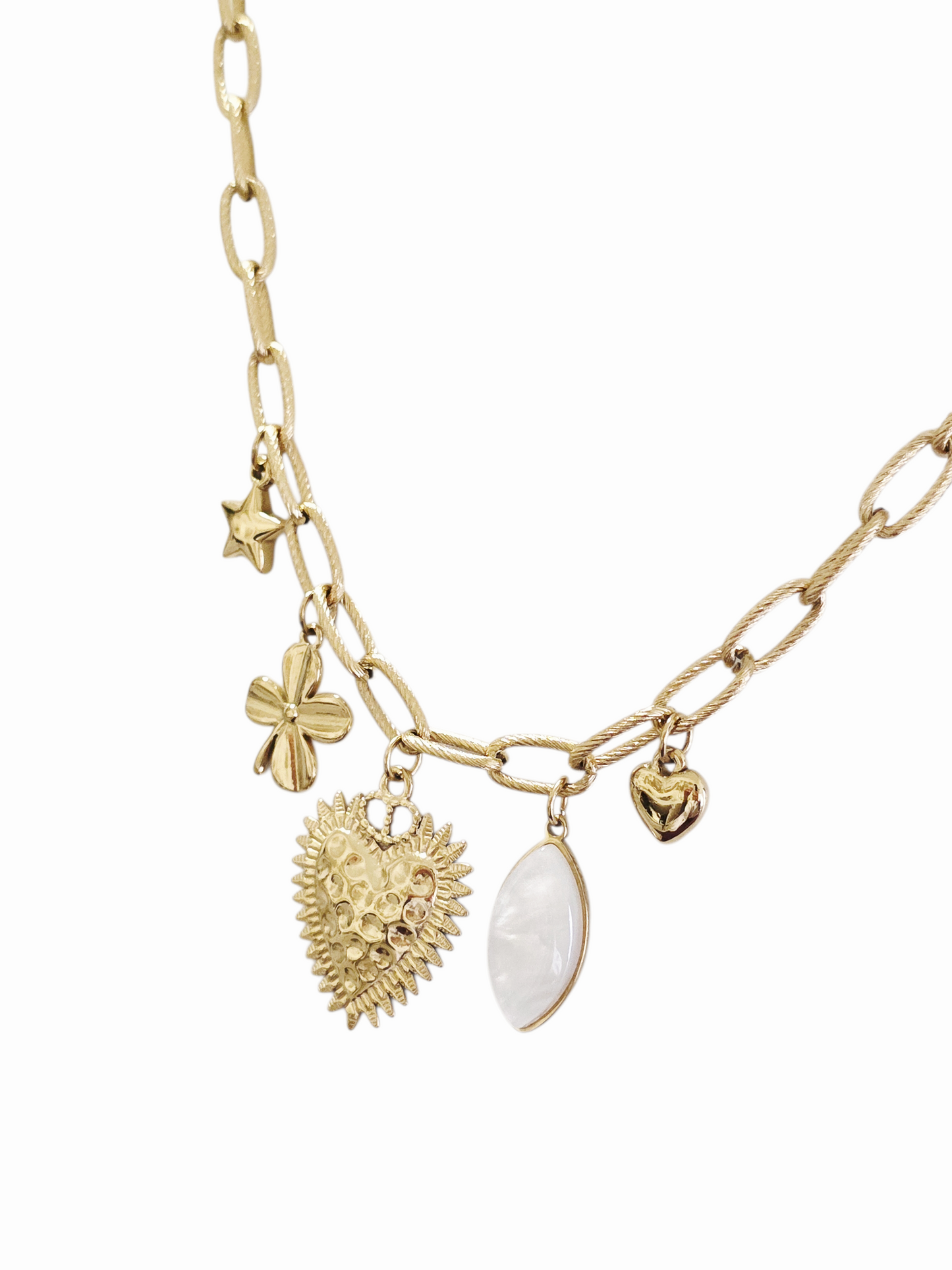 COLLANA CHARMS WHITE