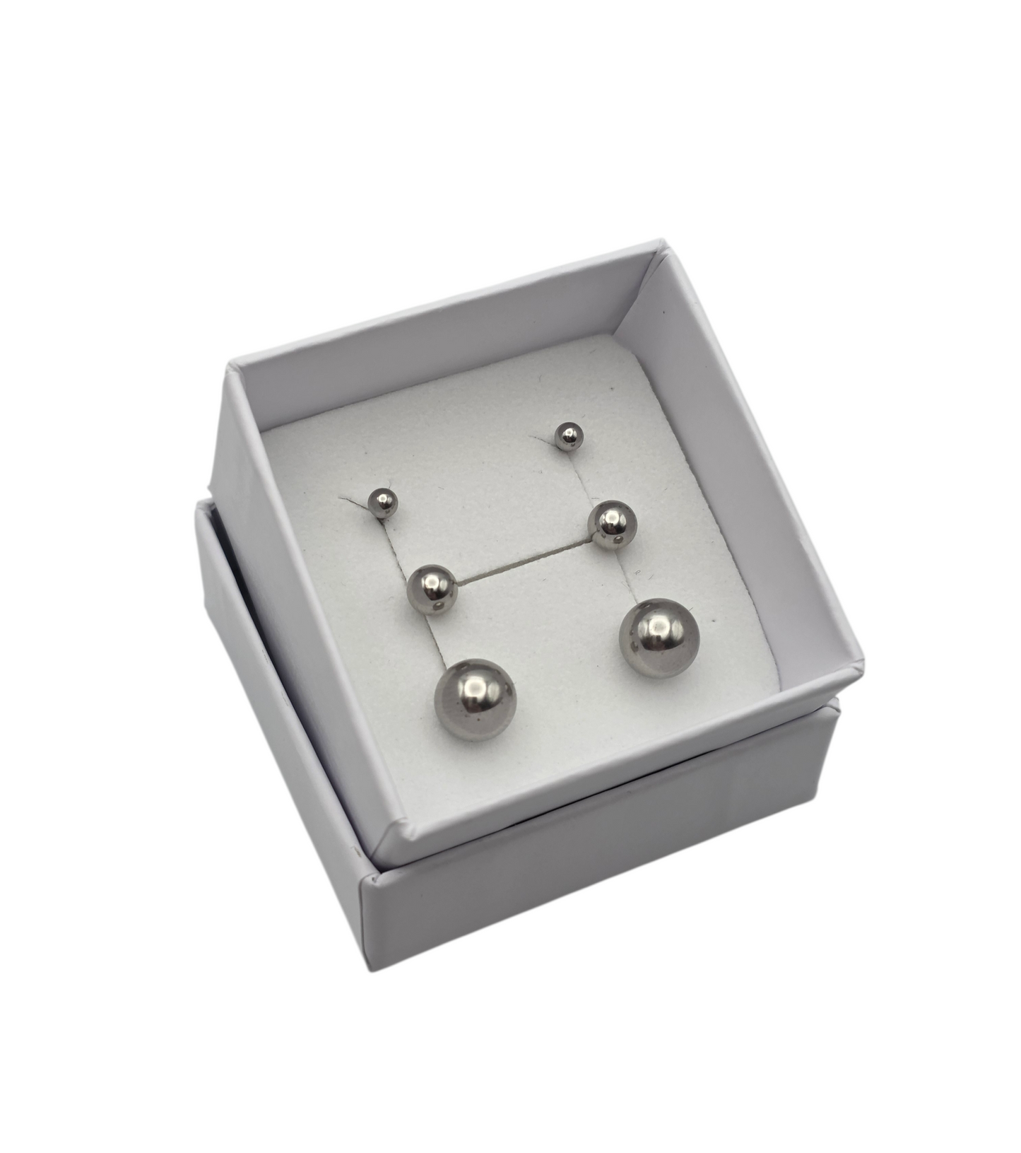 ORECCHINI TRIS BOLD SILVER