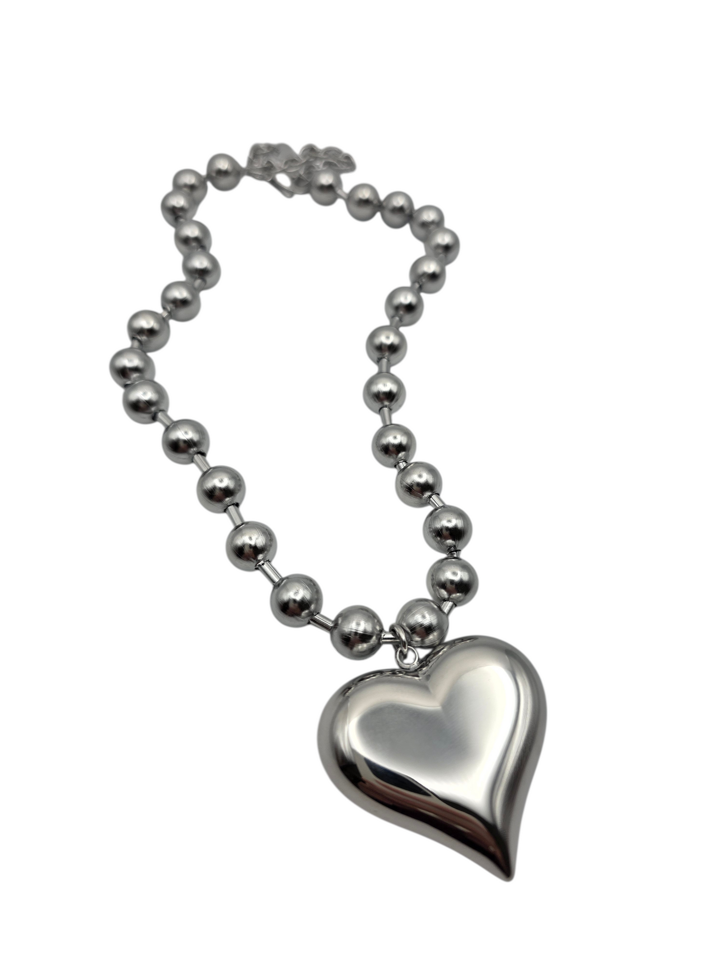COLLANA CORAZON SILVER