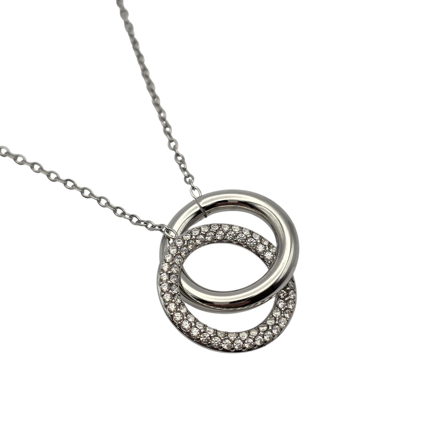 COLLANA ANELLI DEL DESTINO SILVER