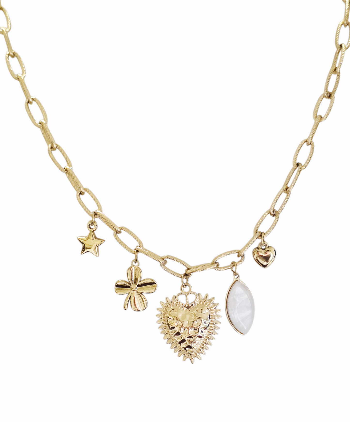 COLLANA CHARMS WHITE