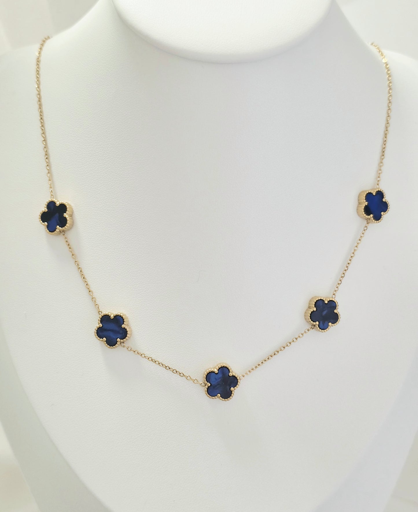 COLLANA CLEEF BLU