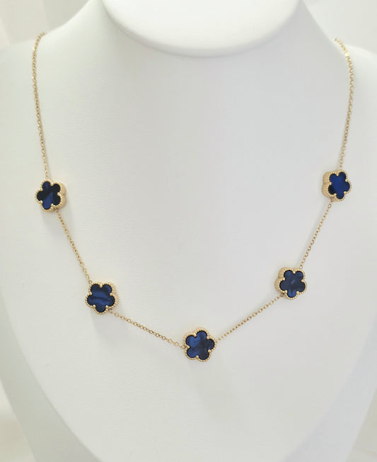 COLLANA CLEEF BLU