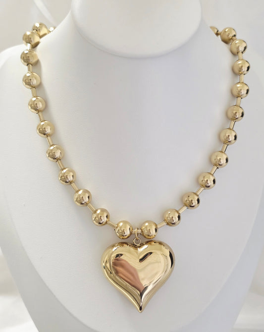 COLLANA CORAZON GOLD