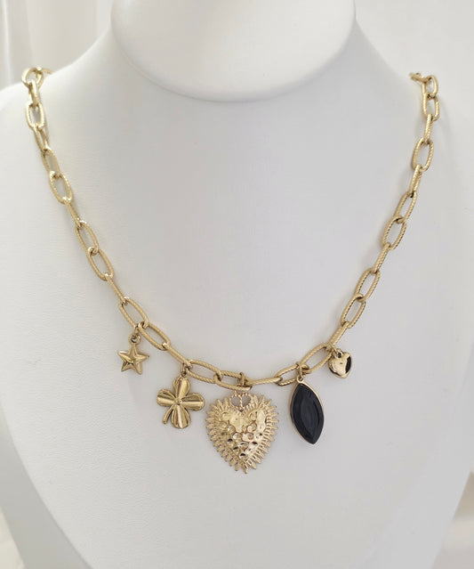 COLLANA CHARMS BLACK