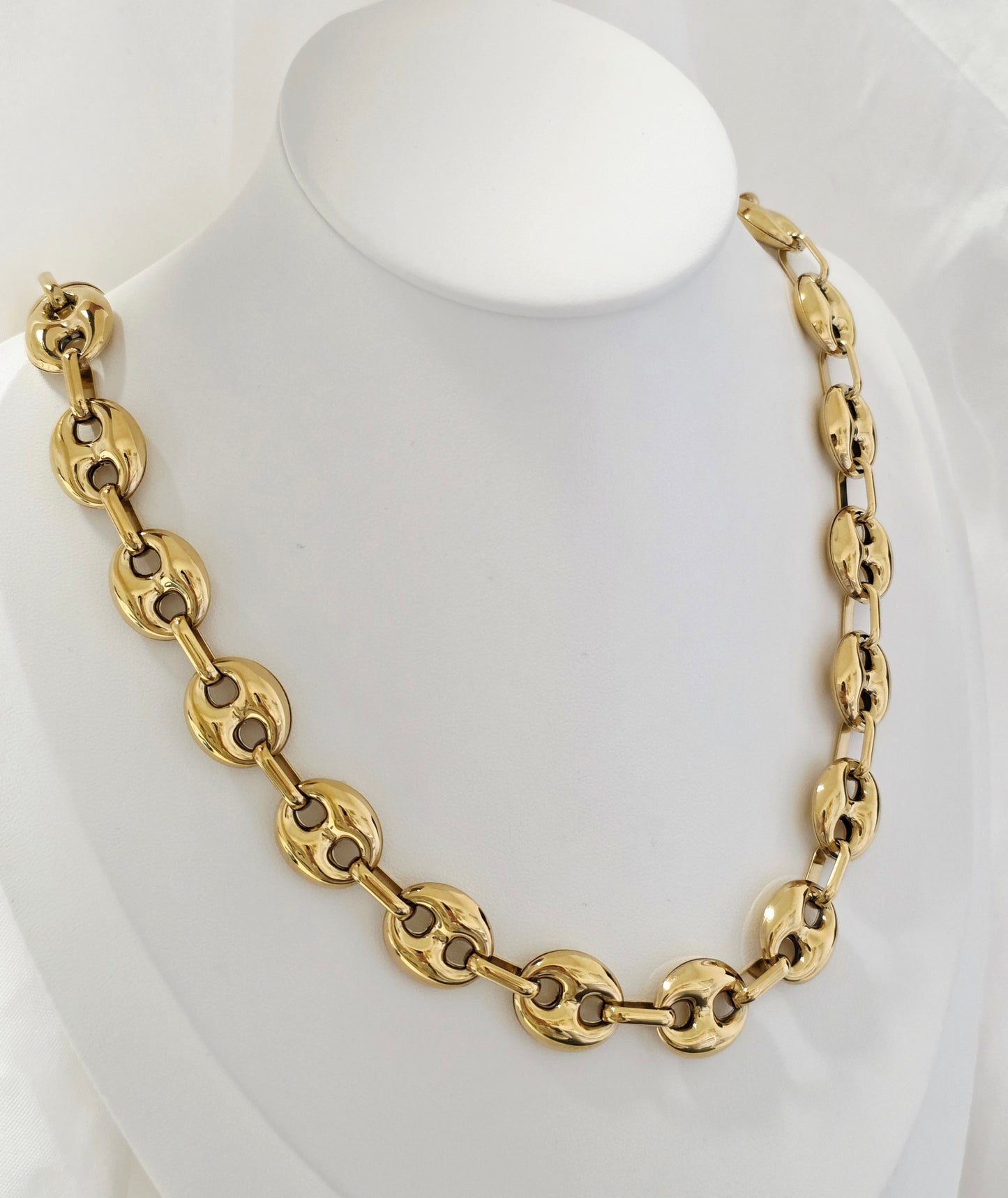 COLLANA OVAL GOLD
