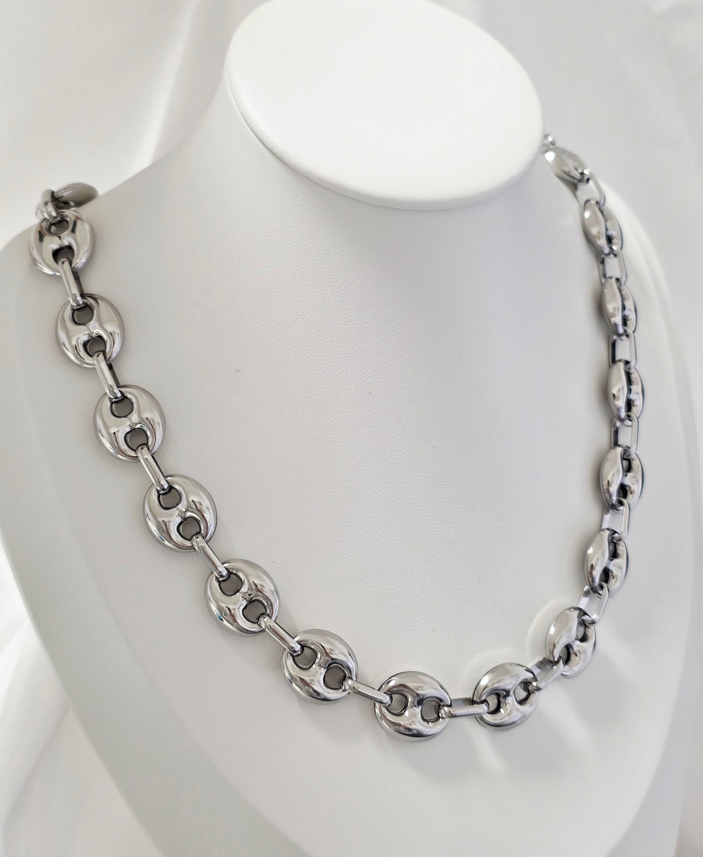 COLLANA OVAL SILVER