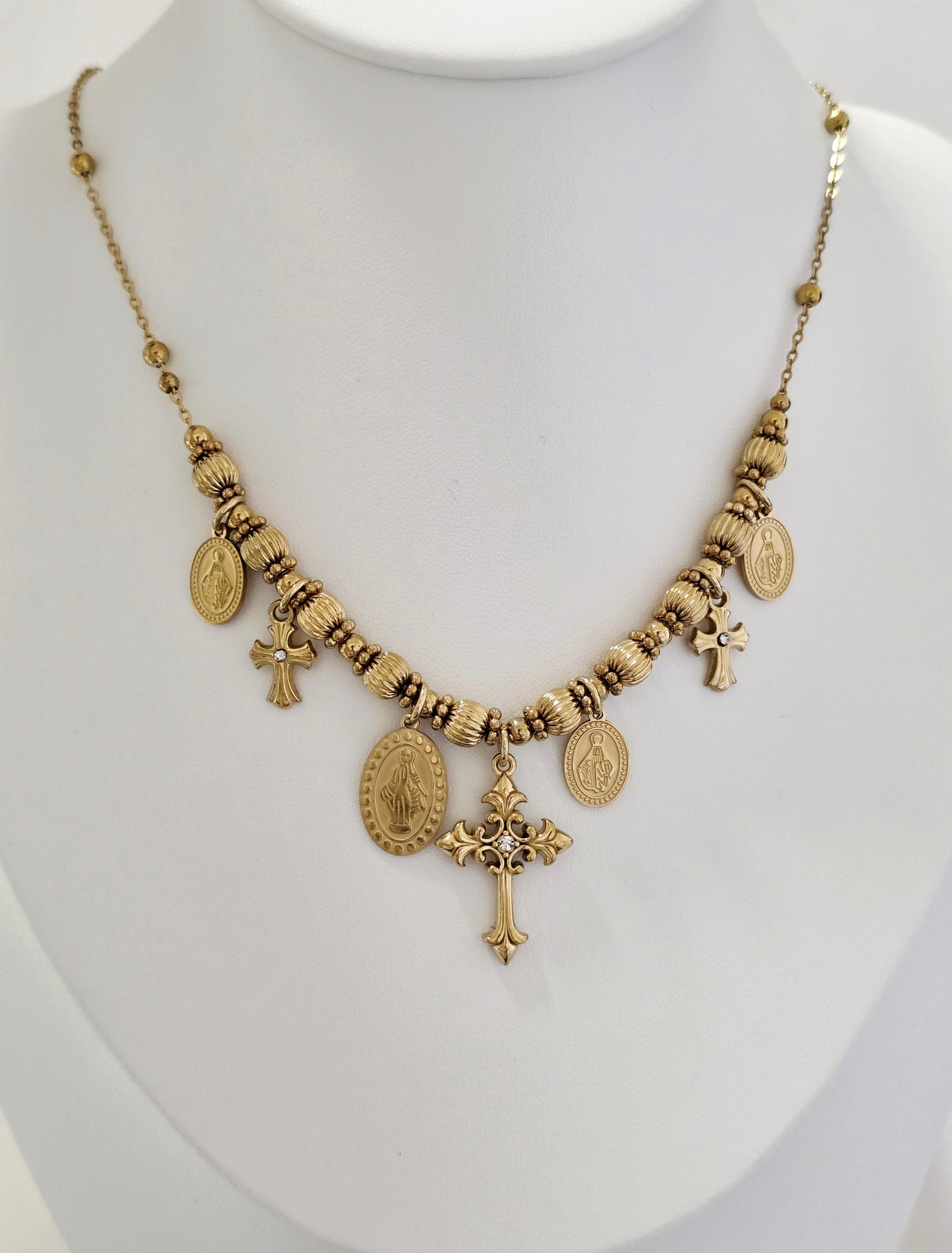 COLLANA ROSARIO GOLD