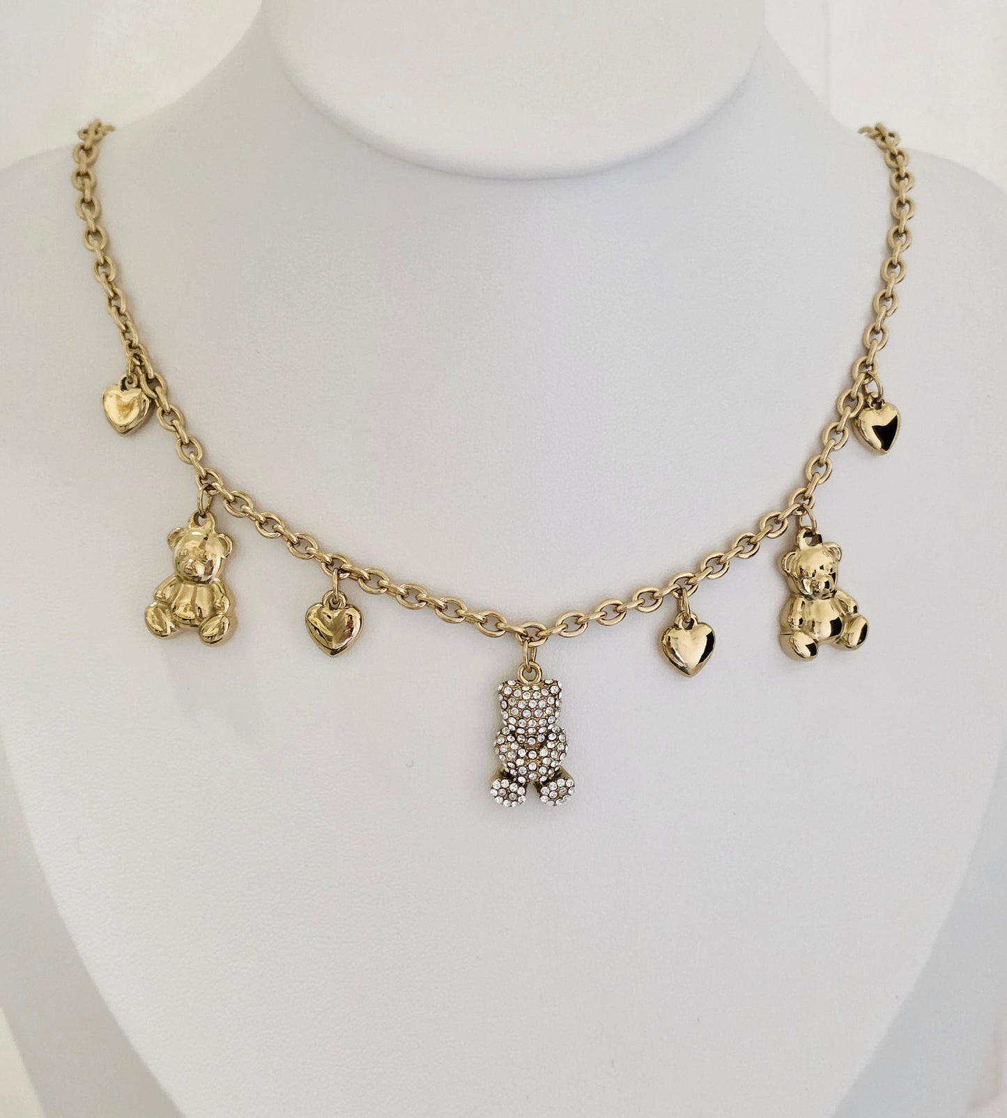 COLLANA TEDDY CRYSTAL GOLD