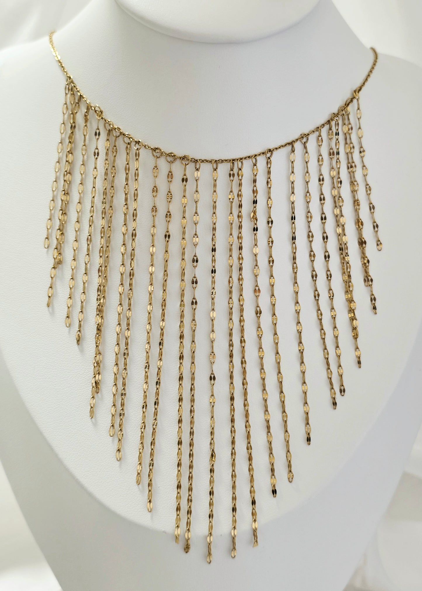 COLLANA CASCATA D'ORO