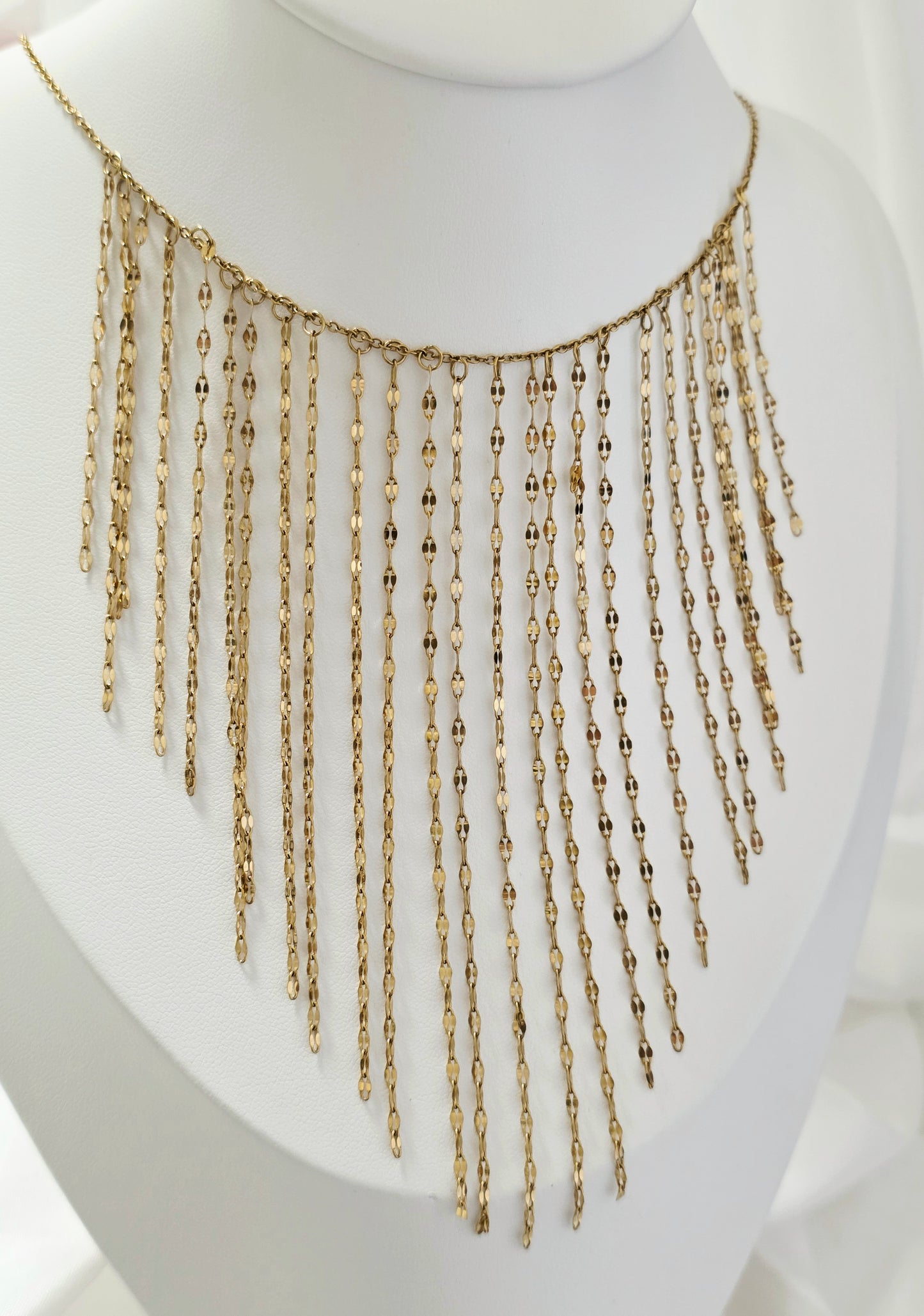 COLLANA CASCATA D'ORO