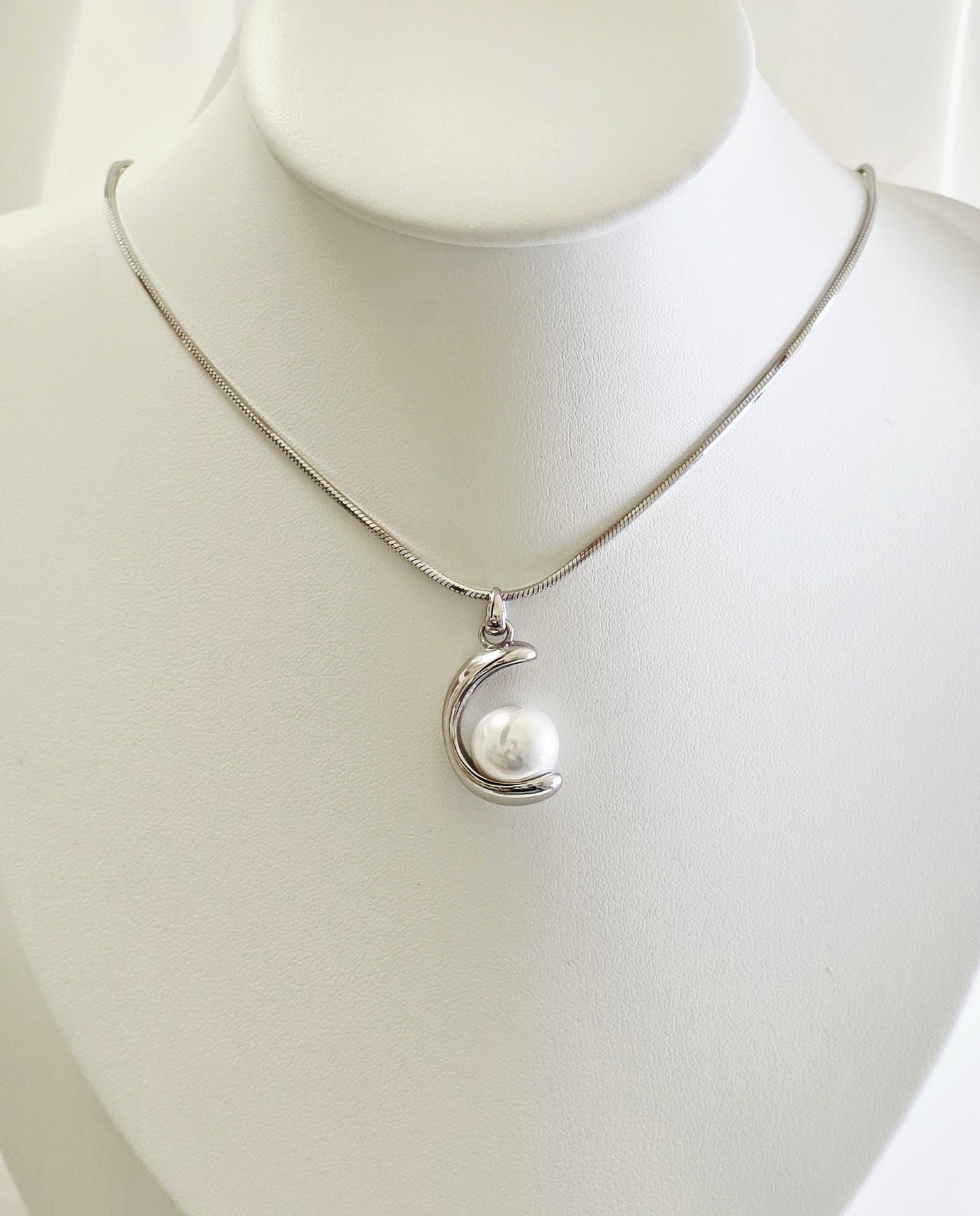 COLLANA PERLA SILVER