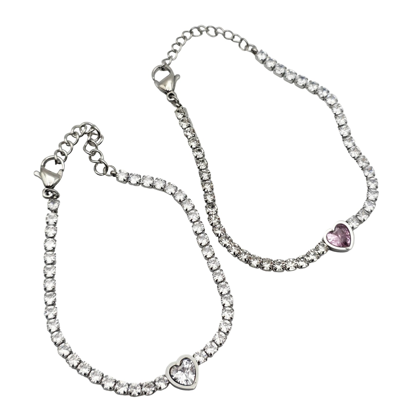 BRACCIALE TENNIS CUORICINO