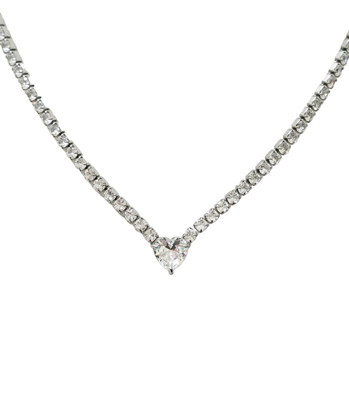 COLLANA TENNIS CUORICINO