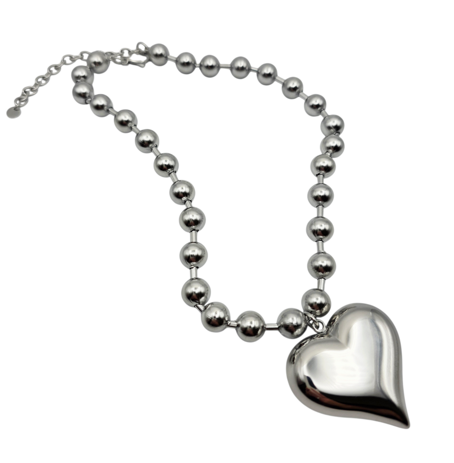 COLLANA CORAZON SILVER