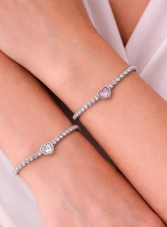 BRACCIALE TENNIS CUORICINO